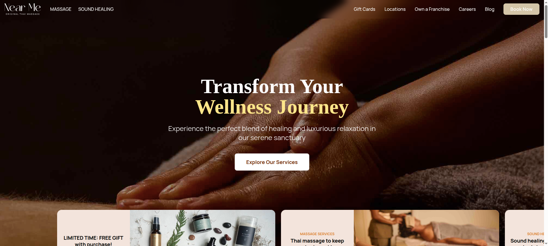 Screenshot of Massage NearMe