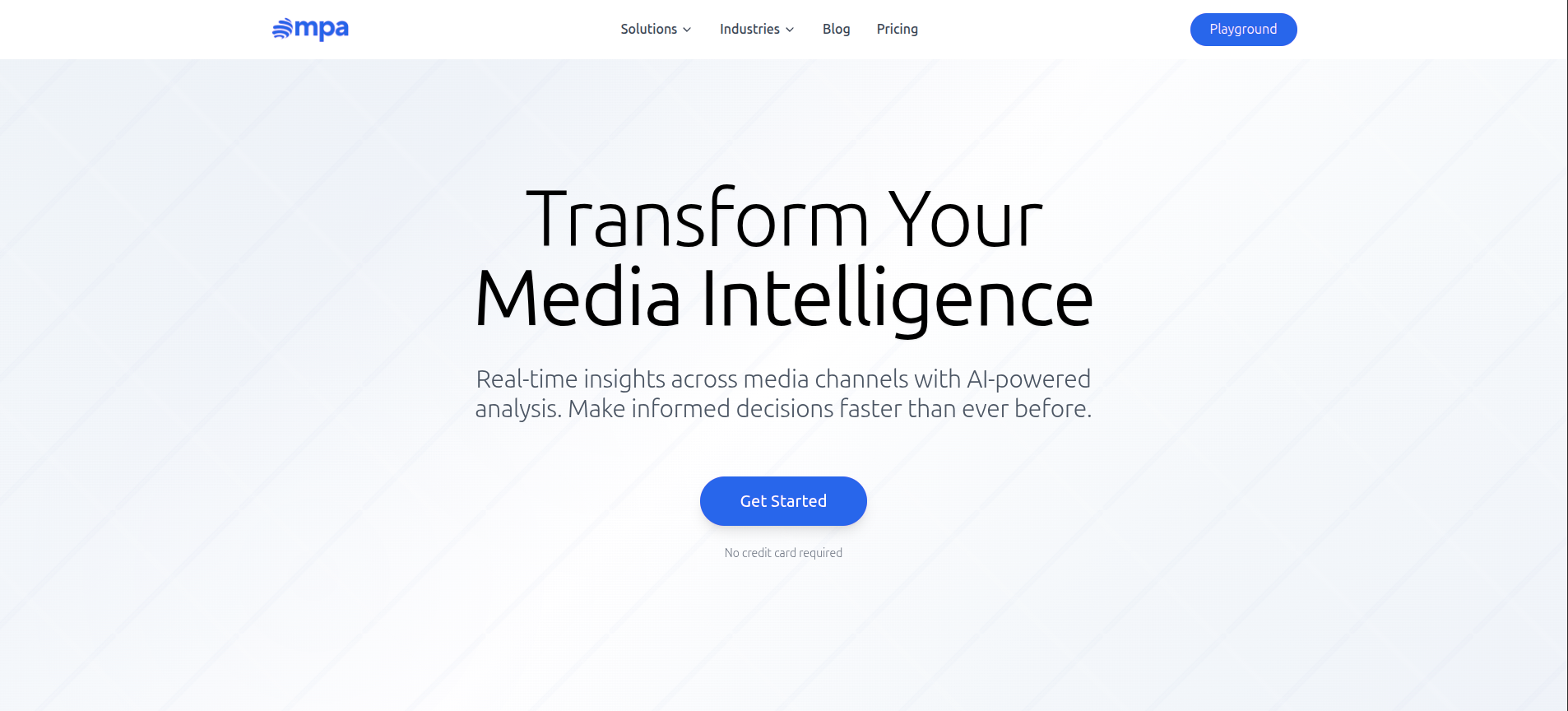 Screenshot of MyPressAlert